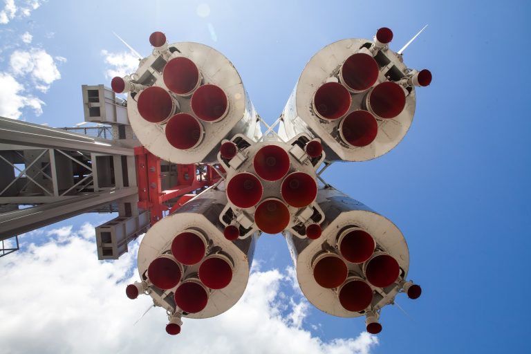 bottom-details-of-space-rocket-engine